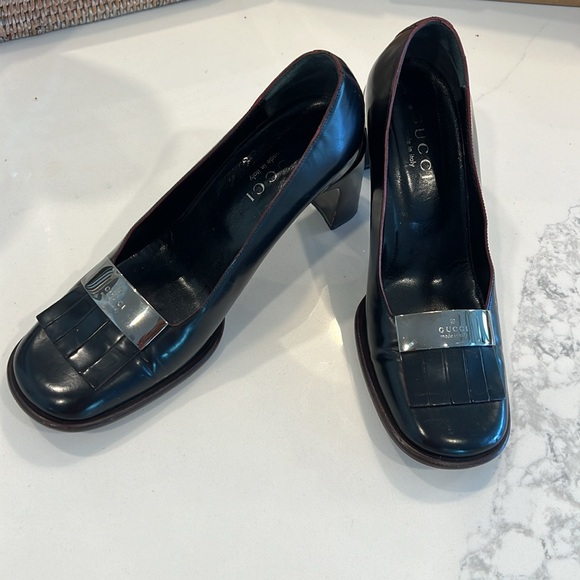 Gucci fringe Block heels - Picture 2 of 10